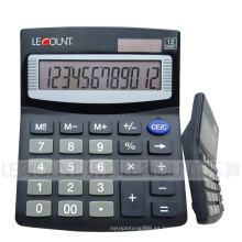 12 dígitos Calculadora de escritorio de tamaño medio con cubierta de aluminio (LC209B-2)